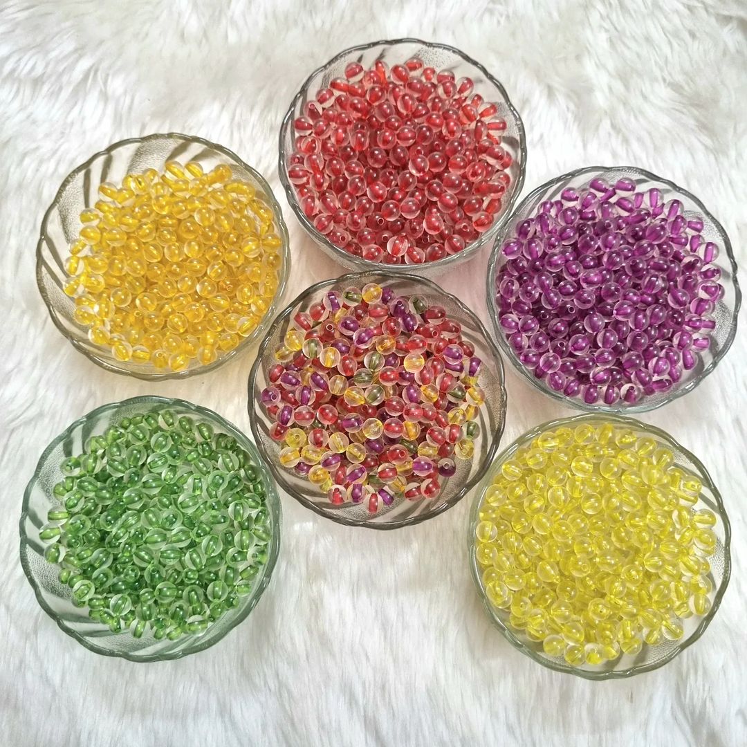 Acrylic Colourful Crystal Beads