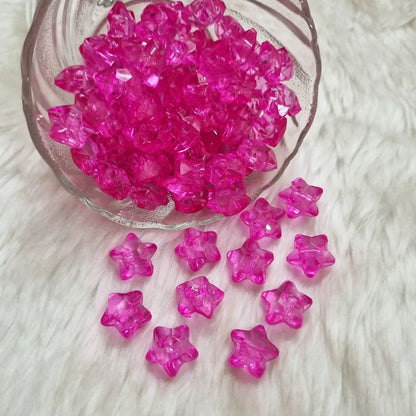 Acrylic Crystal Star Beads