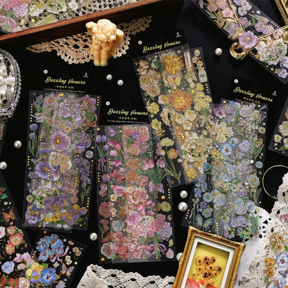 Dazzling Flowers Stickers