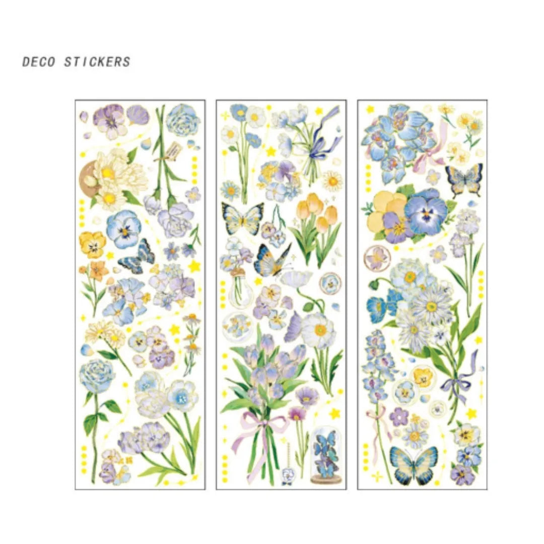 Dazzling Flowers Stickers