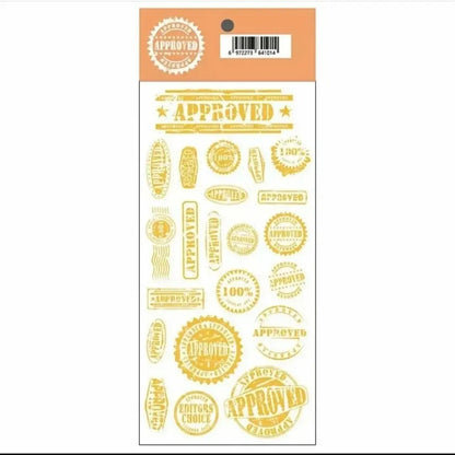 Golden Foil Stickers (set of 4)