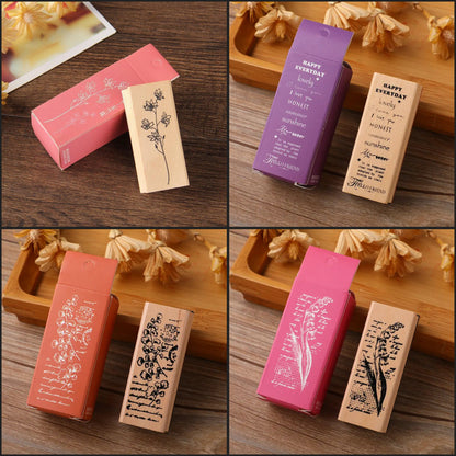 Wooden Rubber Stamps