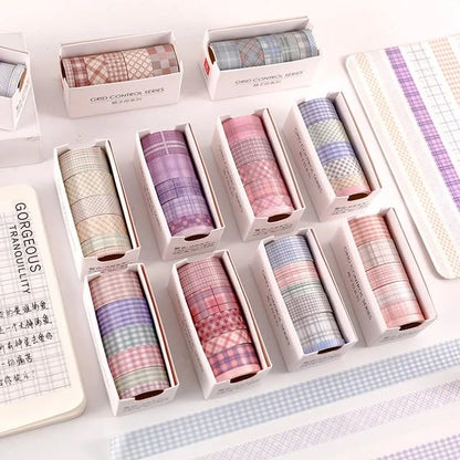 Grid Washi Tapes (Set if 6)
