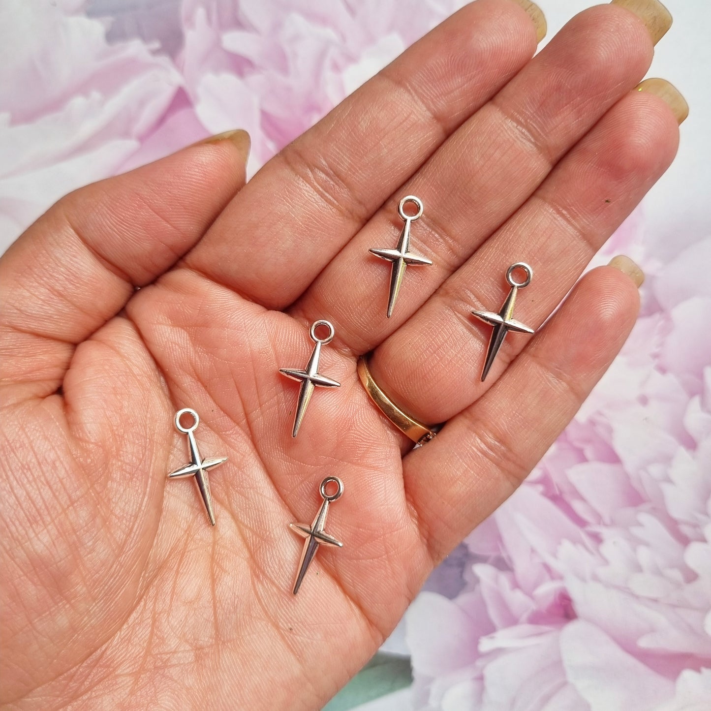 Metal Charms - Pointed Star