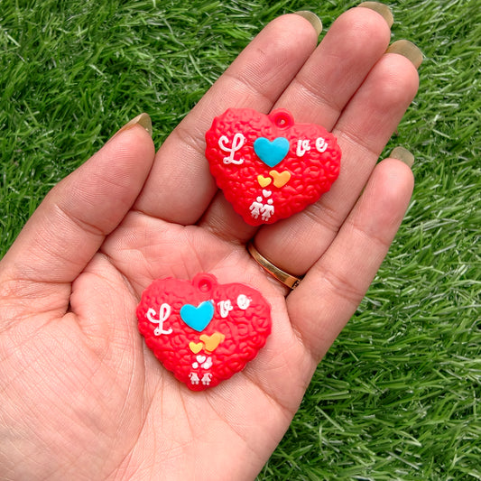 Silicon Charms - Heart