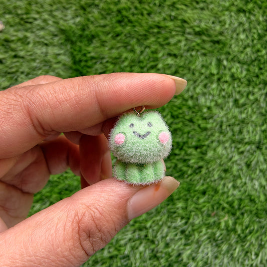 Flocky Frog Charm