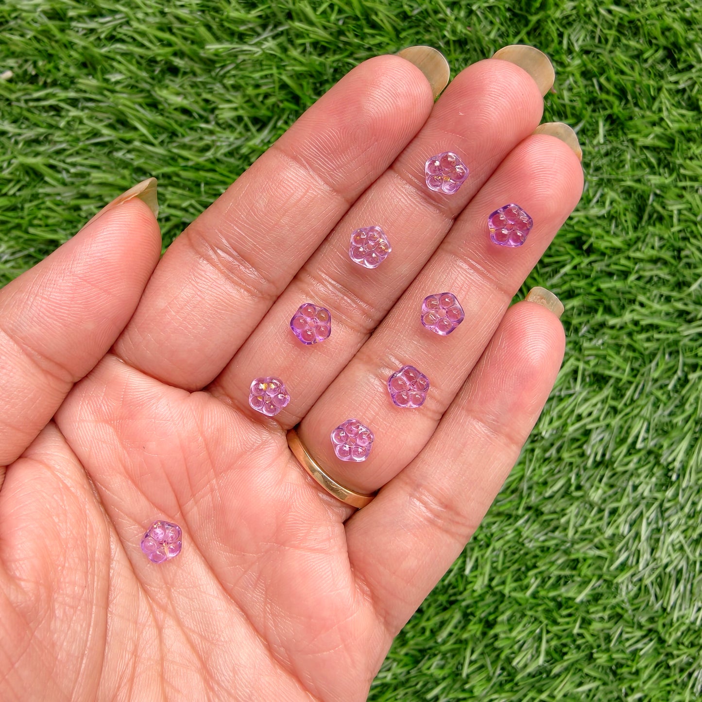 Glass Beads - Flower