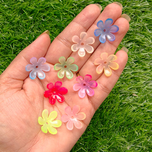 Acrylic Flower Caps
