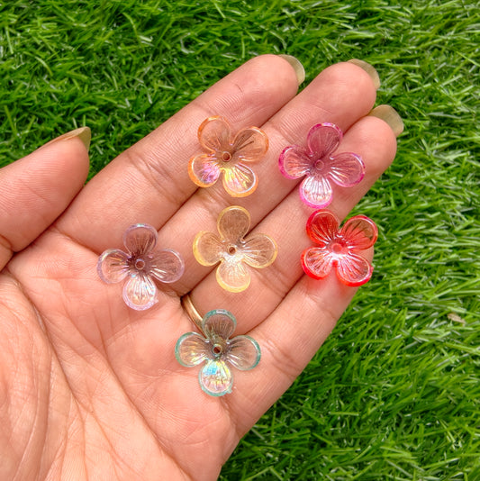 Acrylic Flower Caps
