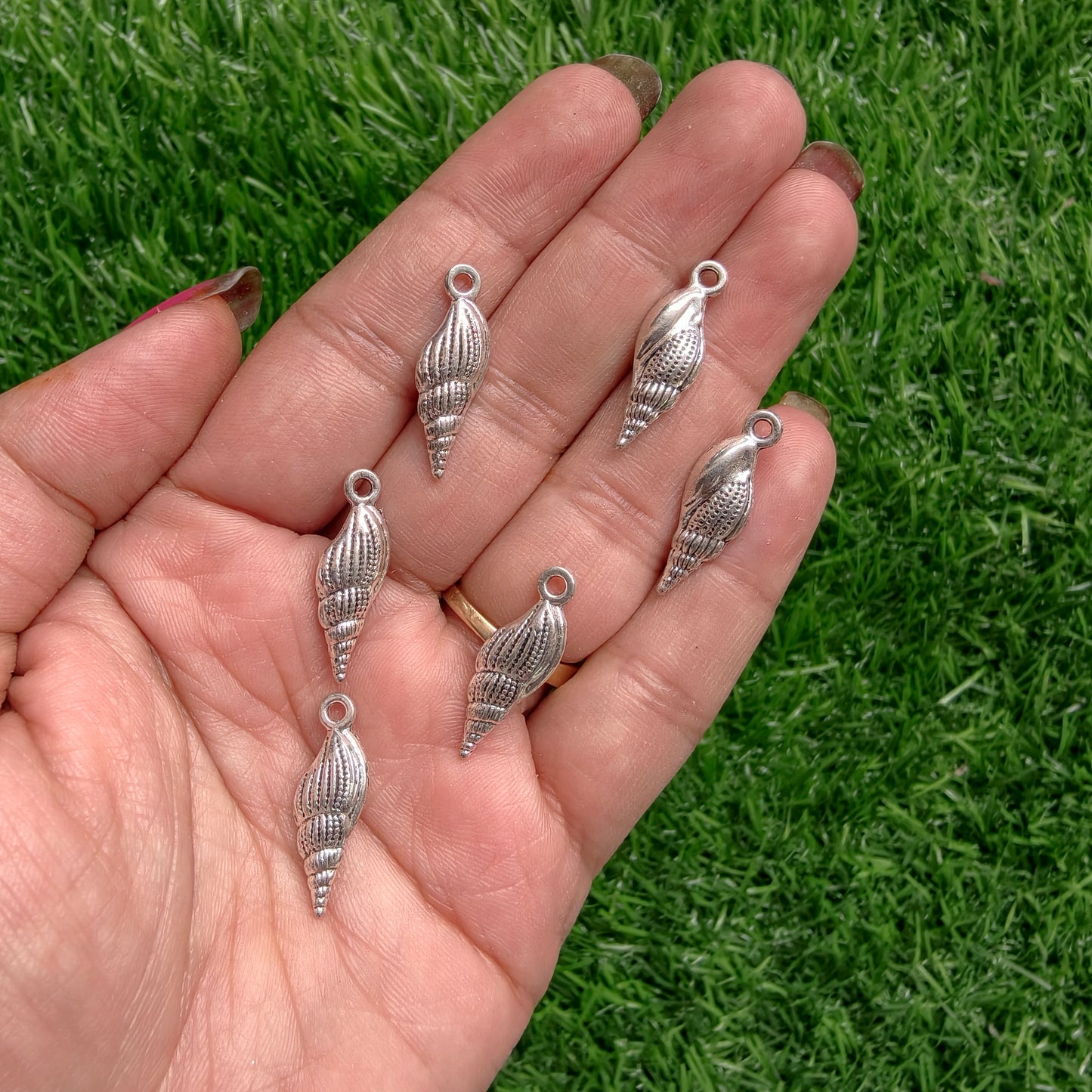 Metal Charms - Conch Shell