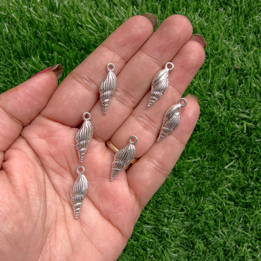 Metal Charms - Conch Shell