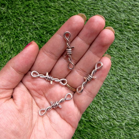 Metal Charms - Barbed Wire