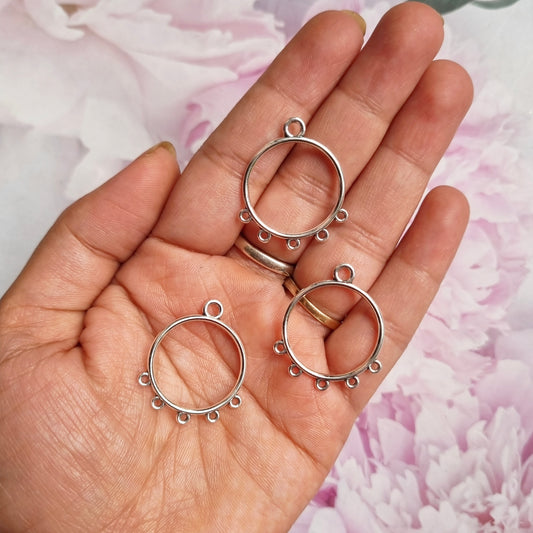 Metal Hollow Circle pendent
