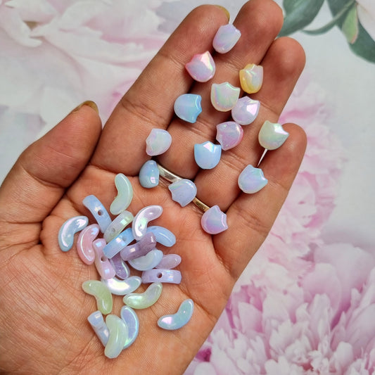 Acrylic Shaded Tulip Beads