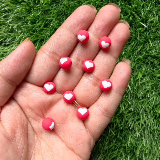 Polymer Beads - Heart