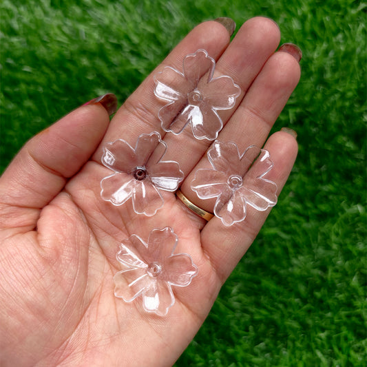 Acrylic Transparent Flower Caps