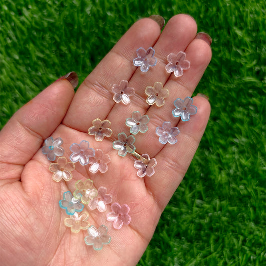 Acrylic Transparent Flower Caps