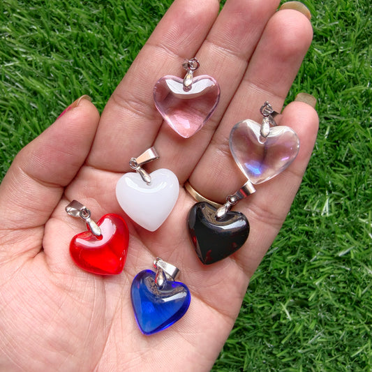 Glass Heart Pendent