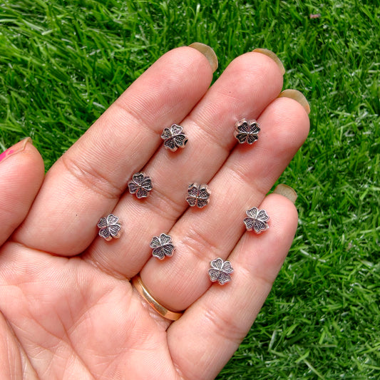Metal Beads - Clover