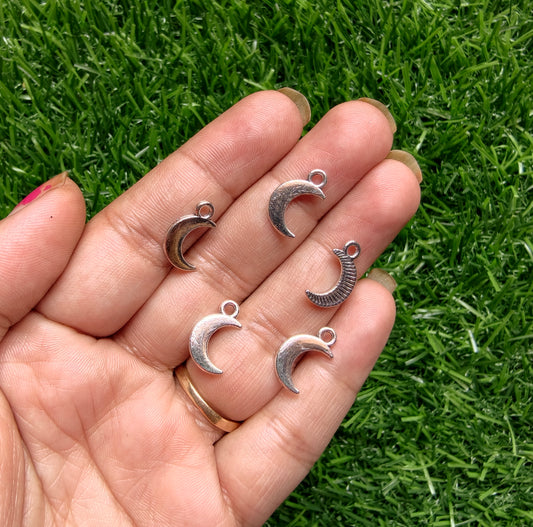 Metal Charms - Moon