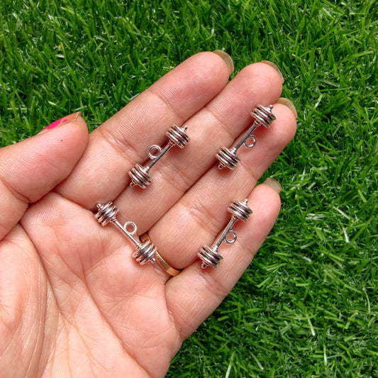 Metal Charms - Dumbbell