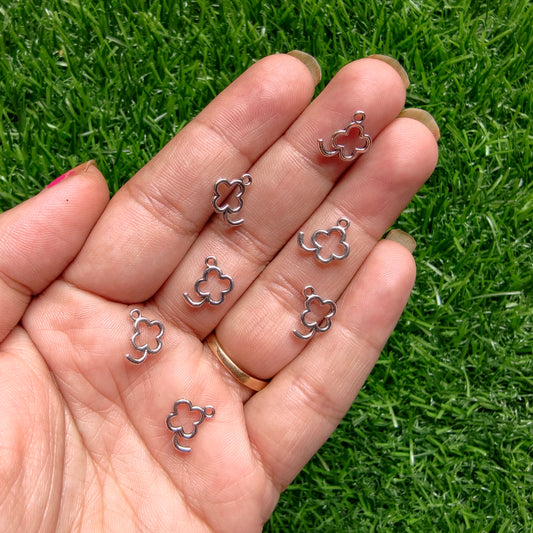 Metal Charms - Clover Flower