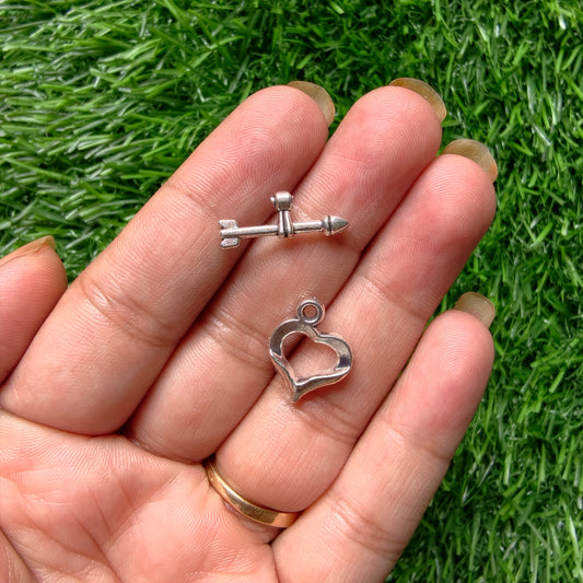 Metal Charms - Toggle Clasp 05