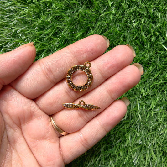 Metal Charms - Toggle Clasp 06