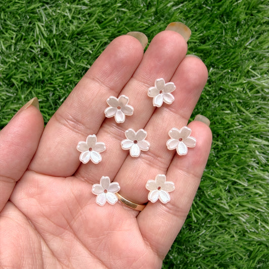 Pearlish Flower Caps