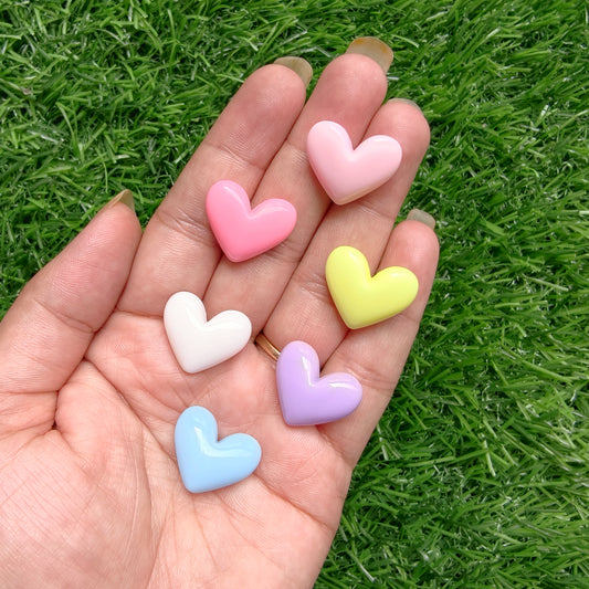 Pastel Heart Beads