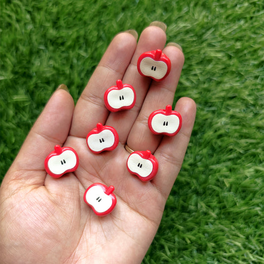 Acrylic Apple Beads