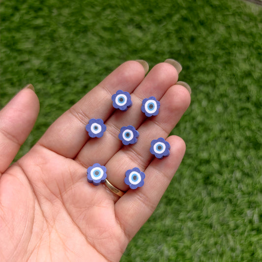 Polymer Beads - Flower Evil Eye