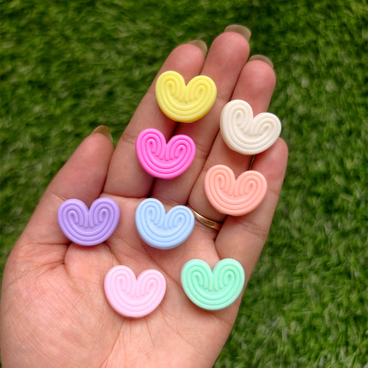 Pastel Heart Beads
