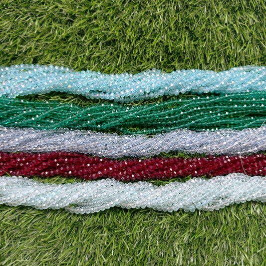 Crystal Glass Beads 6mm