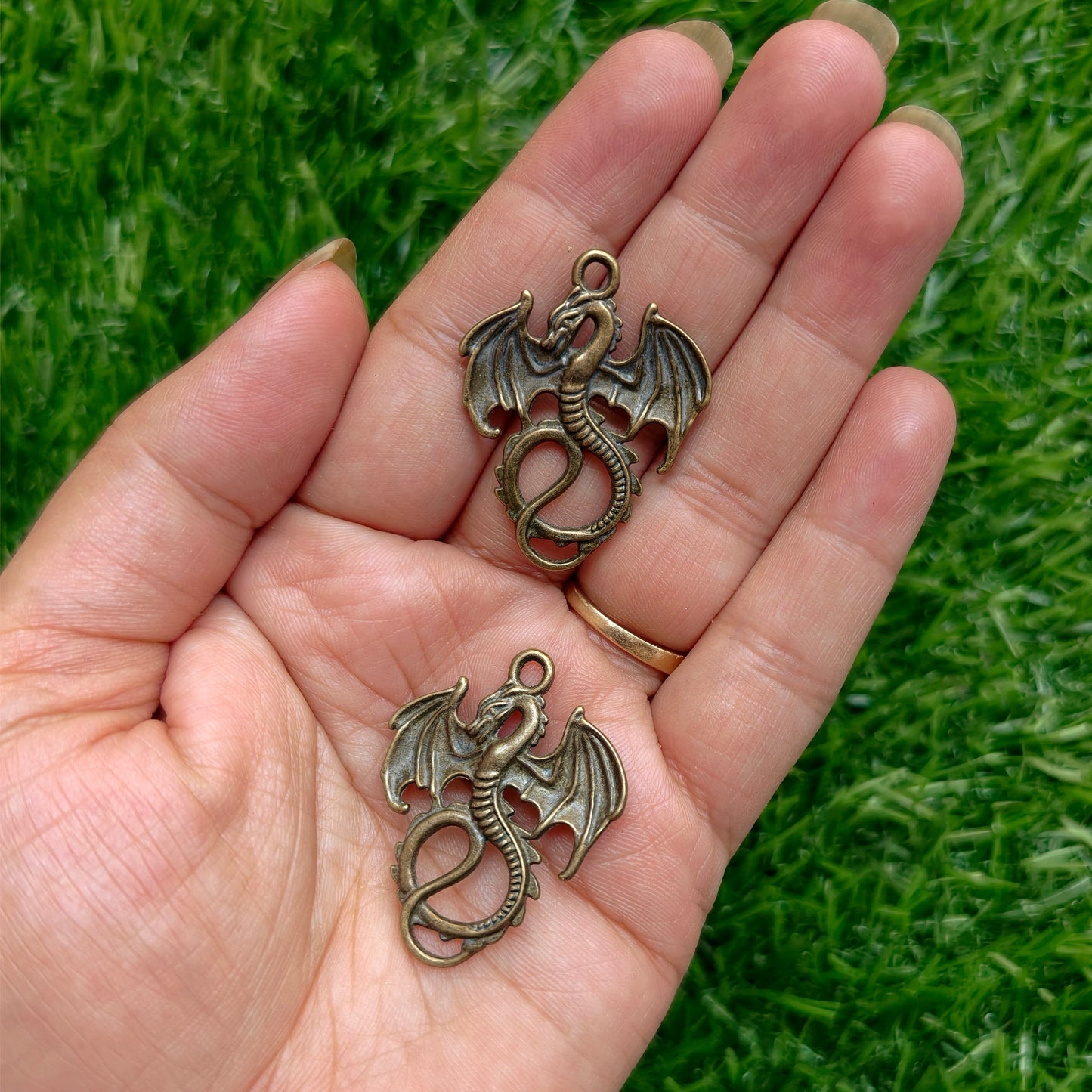 Metal Charms - Dragon