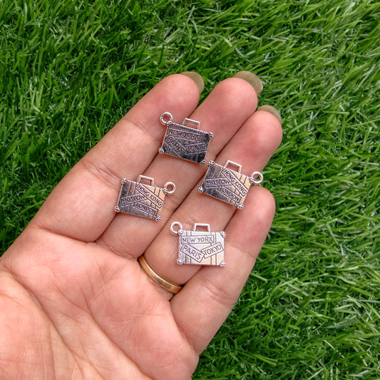 Metal Charms - Suitcase