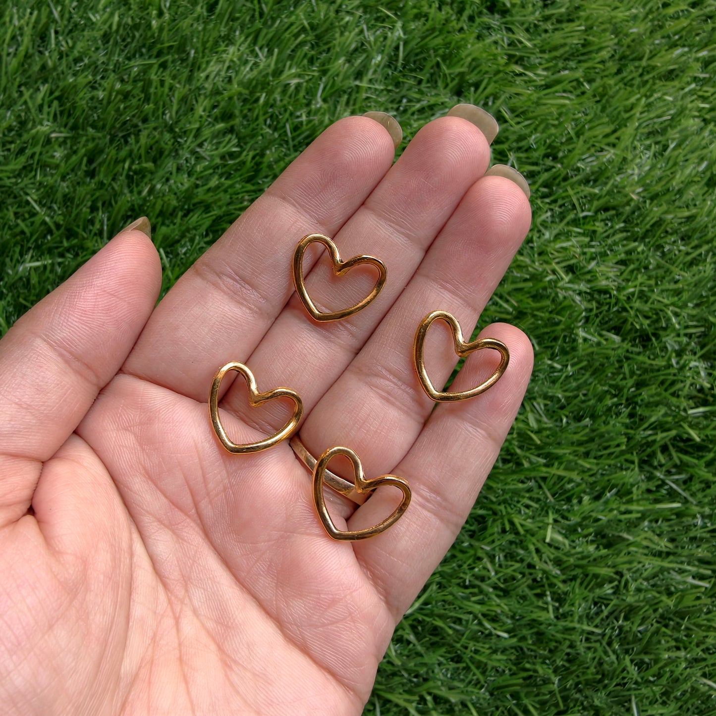 Metal Charms - Heart Ring