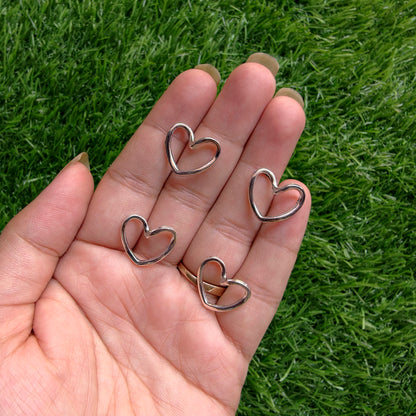 Metal Charms - Heart Ring