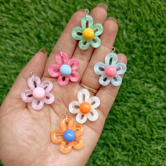 Resin Charms - Flower