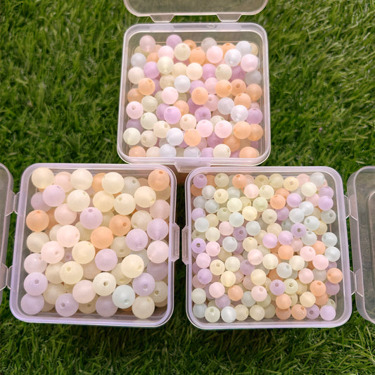 Matte Round Beads