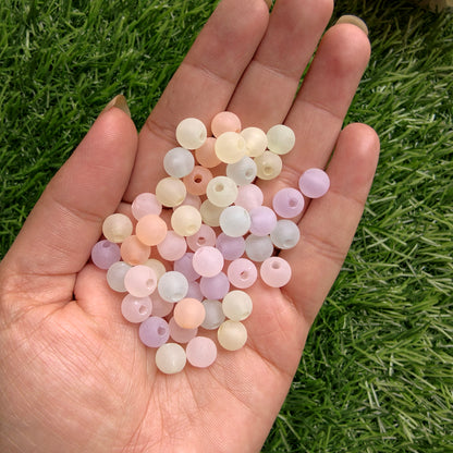 Matte Round Beads