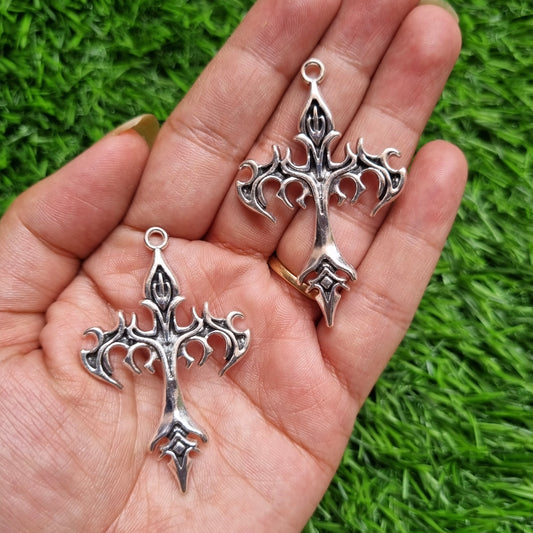 Metal Charm - Cross