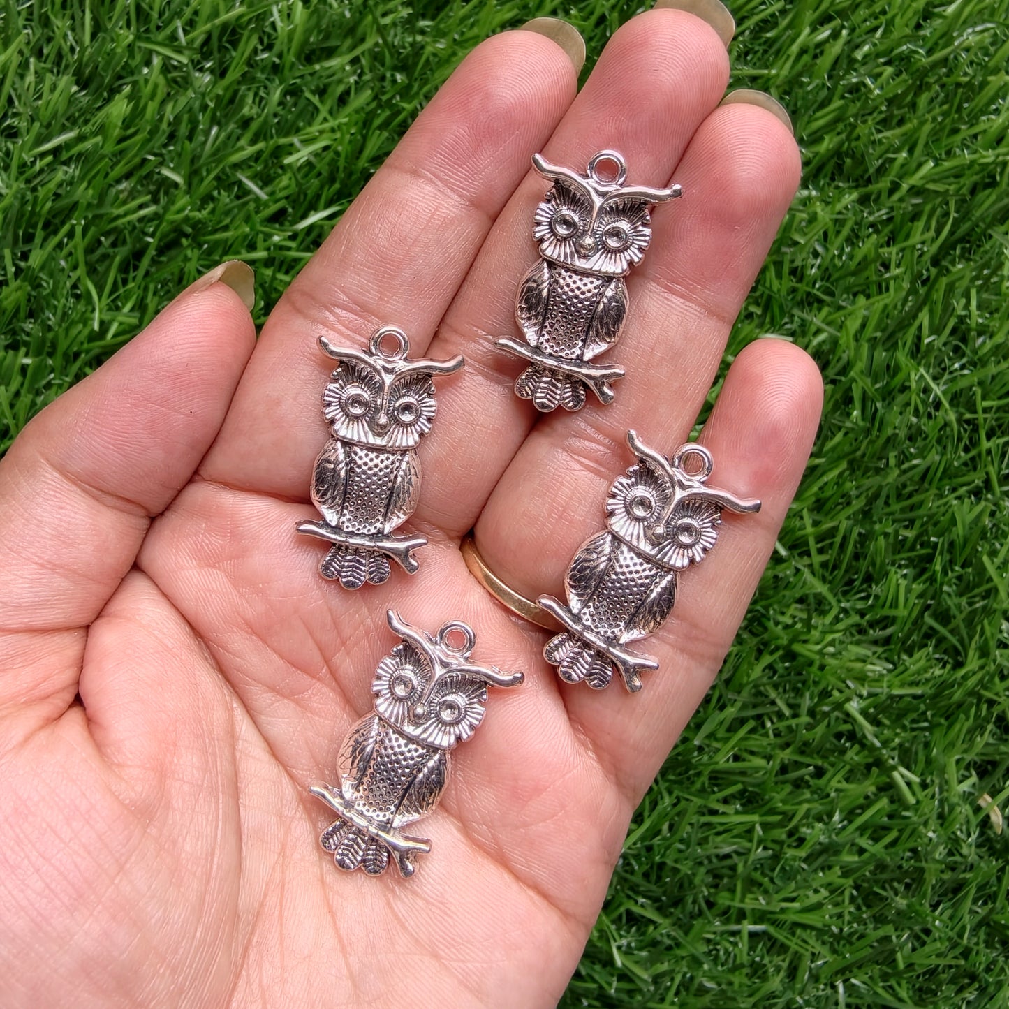Metal Charms - Owl