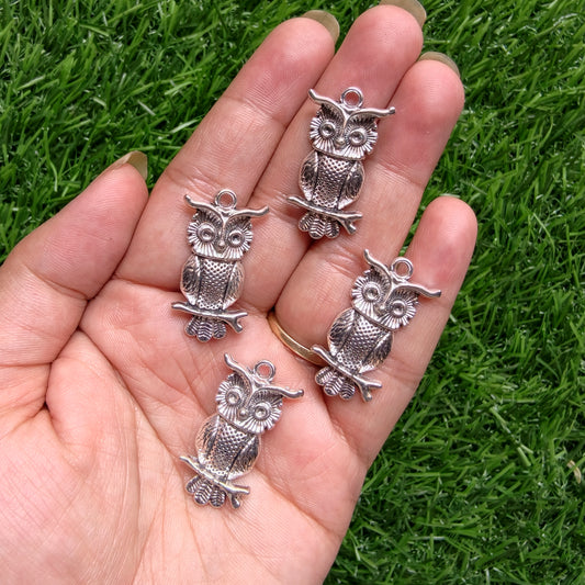 Metal Charms - Owl