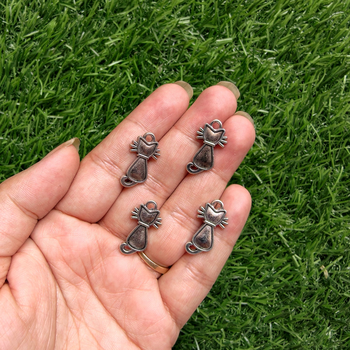 Metal Charm - Cat