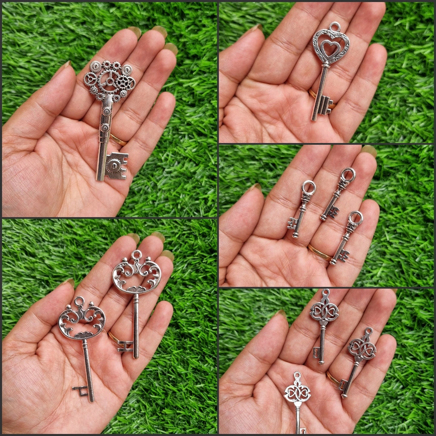Metal Charm - Vintage Key