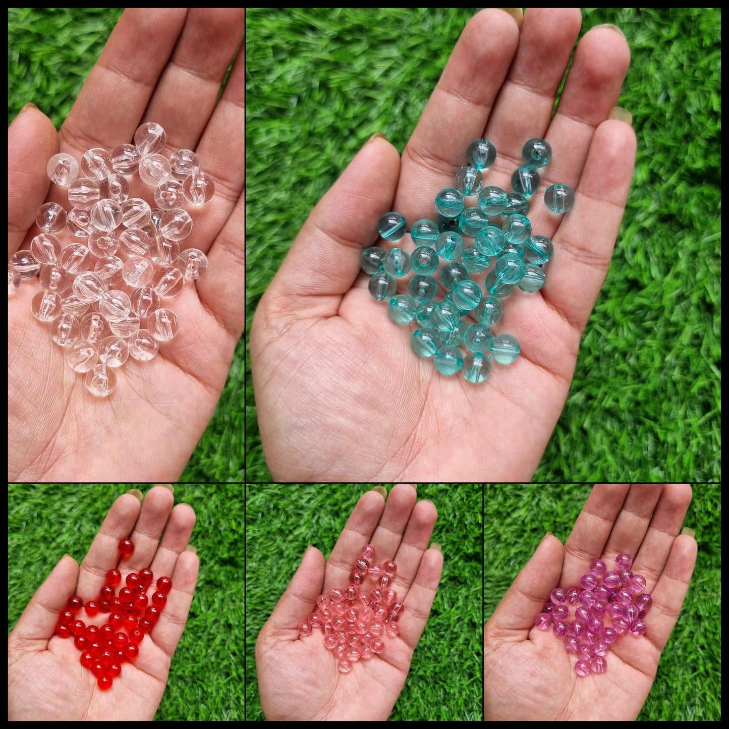 Acrylic Round Bead 8mm