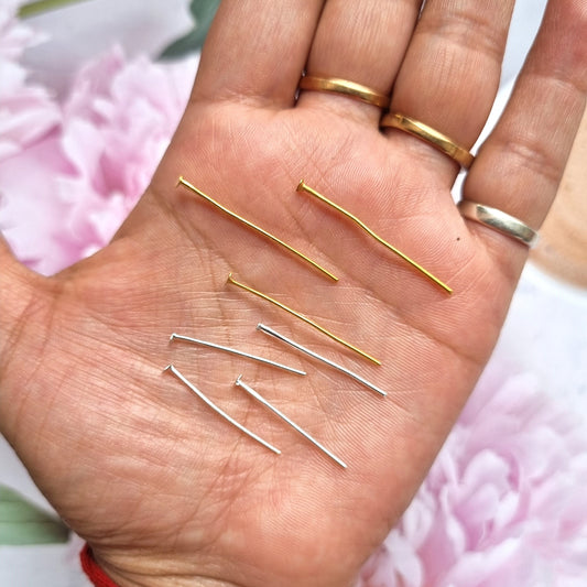 Jewellery Findings - T Pin or Head Pin