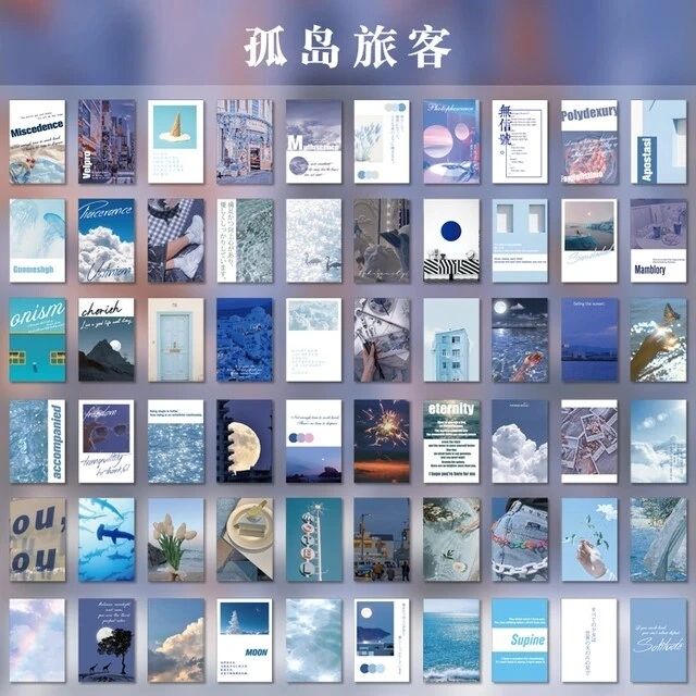 Journaling PET Stickers Booklet (60 Sheets) Size - 4*6cm