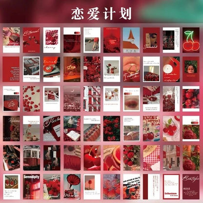 Journaling PET Stickers Booklet (60 Sheets) Size - 4*6cm